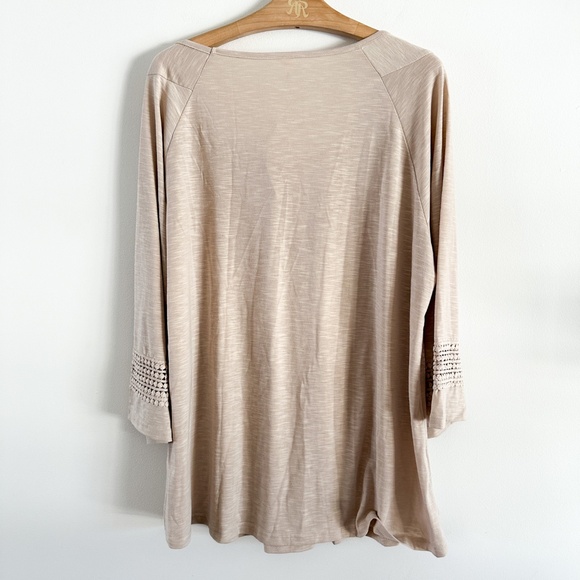 NWT- Agnes Orinda Kimono Long Sleeved Casual Blouse Plus Size: 2X - Picture 5 of 7